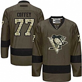 Glued Pittsburgh Penguins #77 Paul Coffey Green Salute to Service NHL Jersey,baseball caps,new era cap wholesale,wholesale hats
